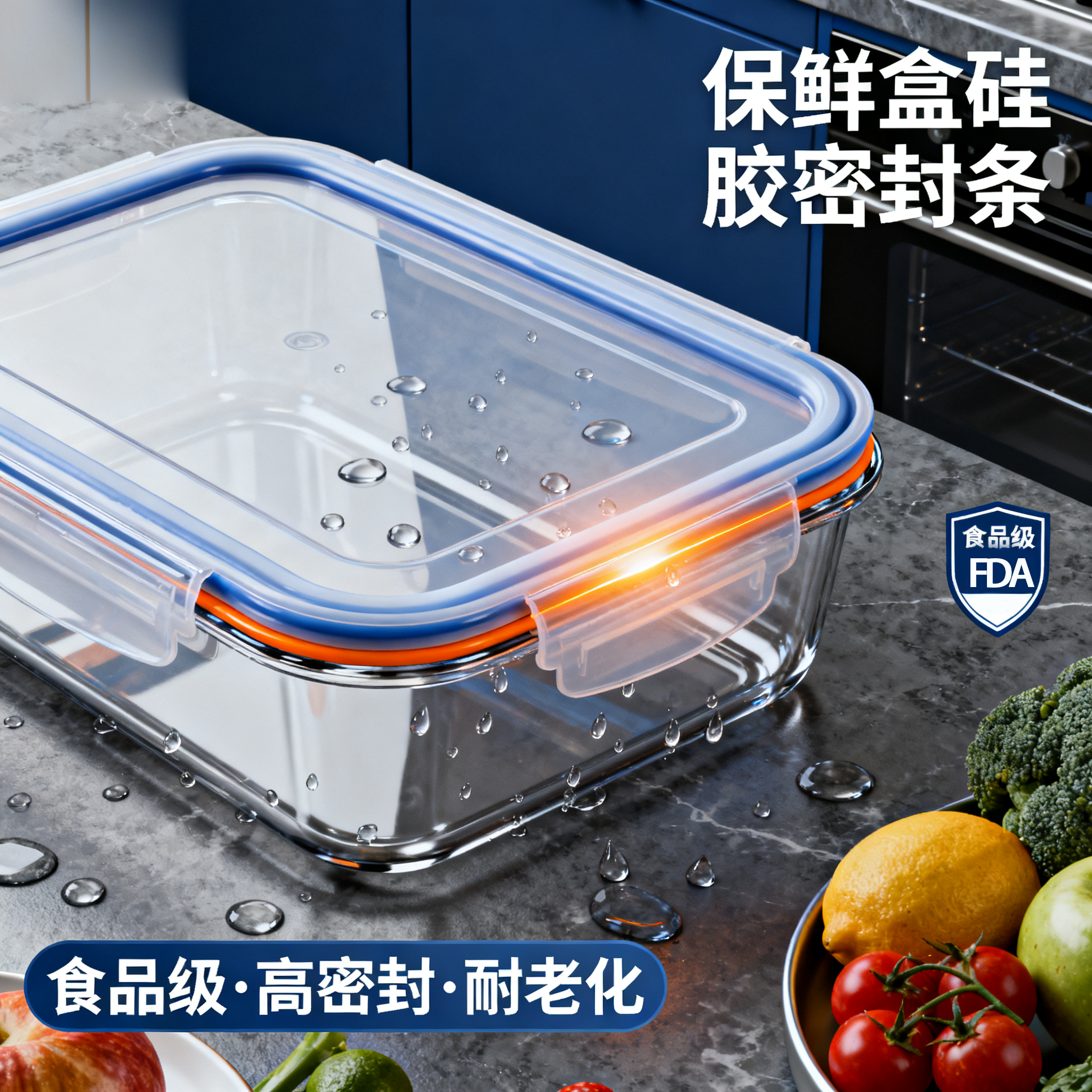 保鲜盒硅胶密封条