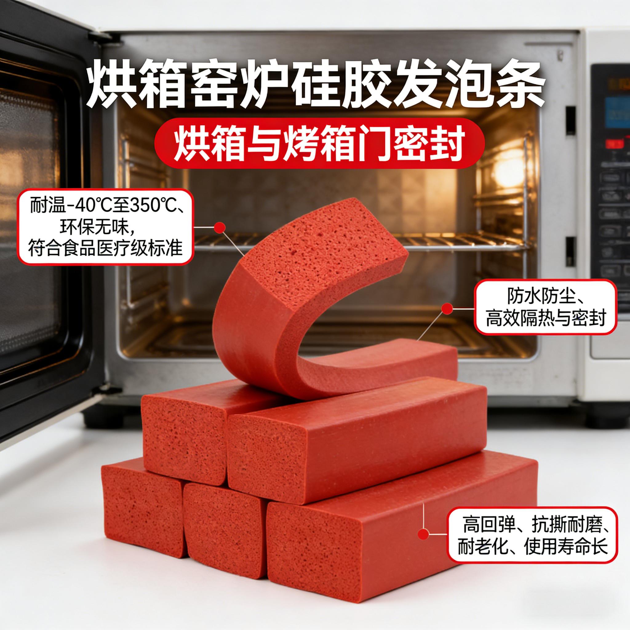 烘箱窑炉硅胶发泡条